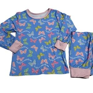 Bamboo 2 piece set “Fearfully & Wonderfully Made”with butterflies 🦋